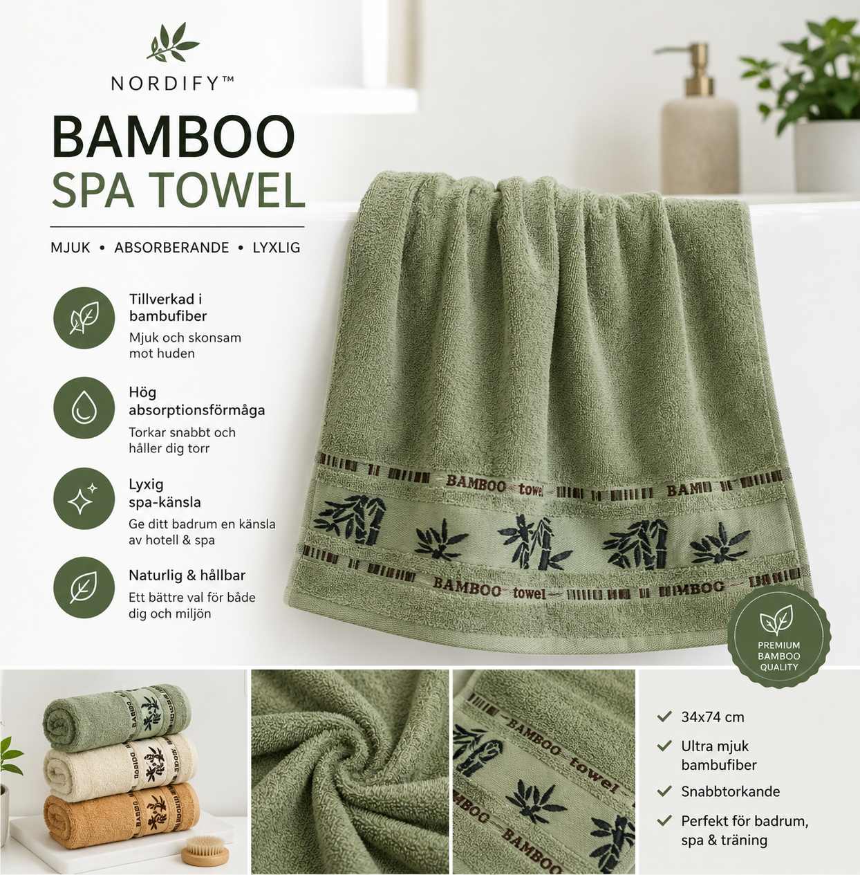 Bamboo Spa Towel