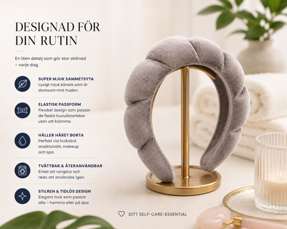 Spa Headband – Mjuk Smink- & Hudvårdsdiadem