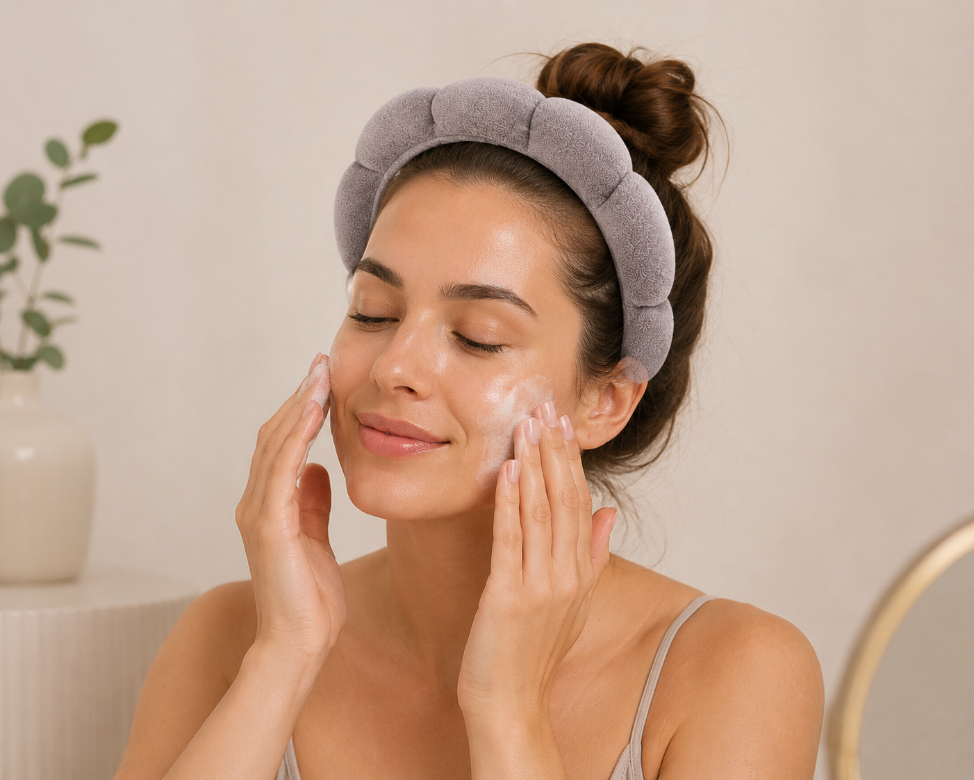 Spa Headband – Mjuk Smink- & Hudvårdsdiadem