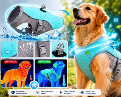 CoolPaw Kylväst för Hundar