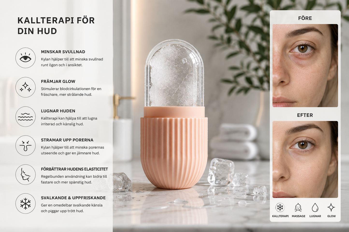 Mindre svullnad. Mer glow. En hud du längtar efter att vakna till.