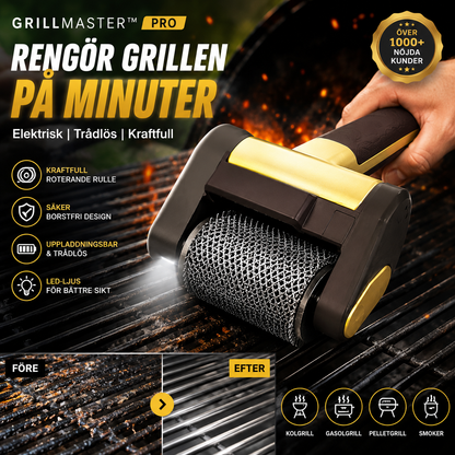 GrillRoller Pro – Rengör Grillen på Minuter
